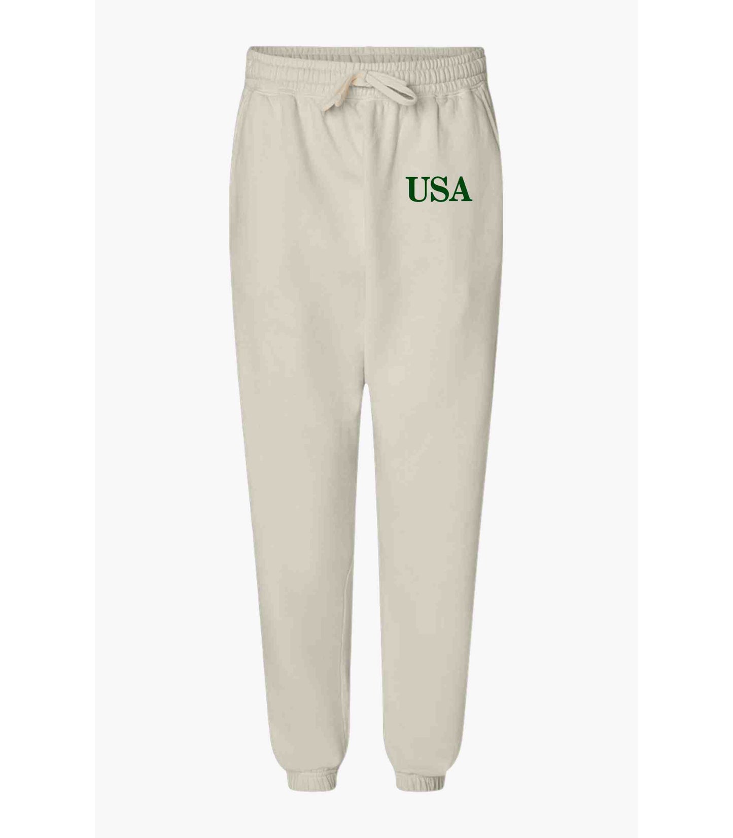 USA Unisex Garment-Dyed Lightweight Fleece Sweatpants