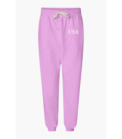 USA Unisex Garment-Dyed Lightweight Fleece Sweatpants