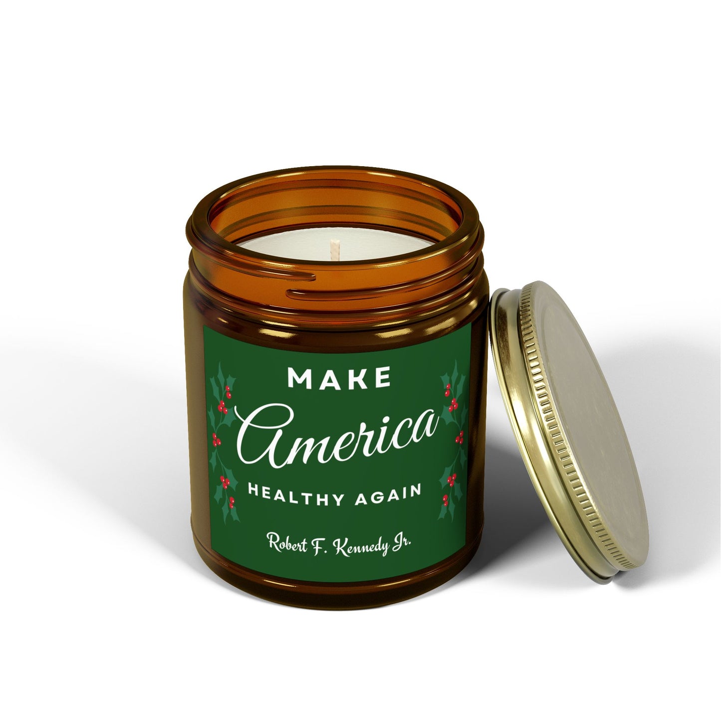 Make America Healthy Again Scented Candle Made with Coconut Apricot Wax (4oz or 9oz)