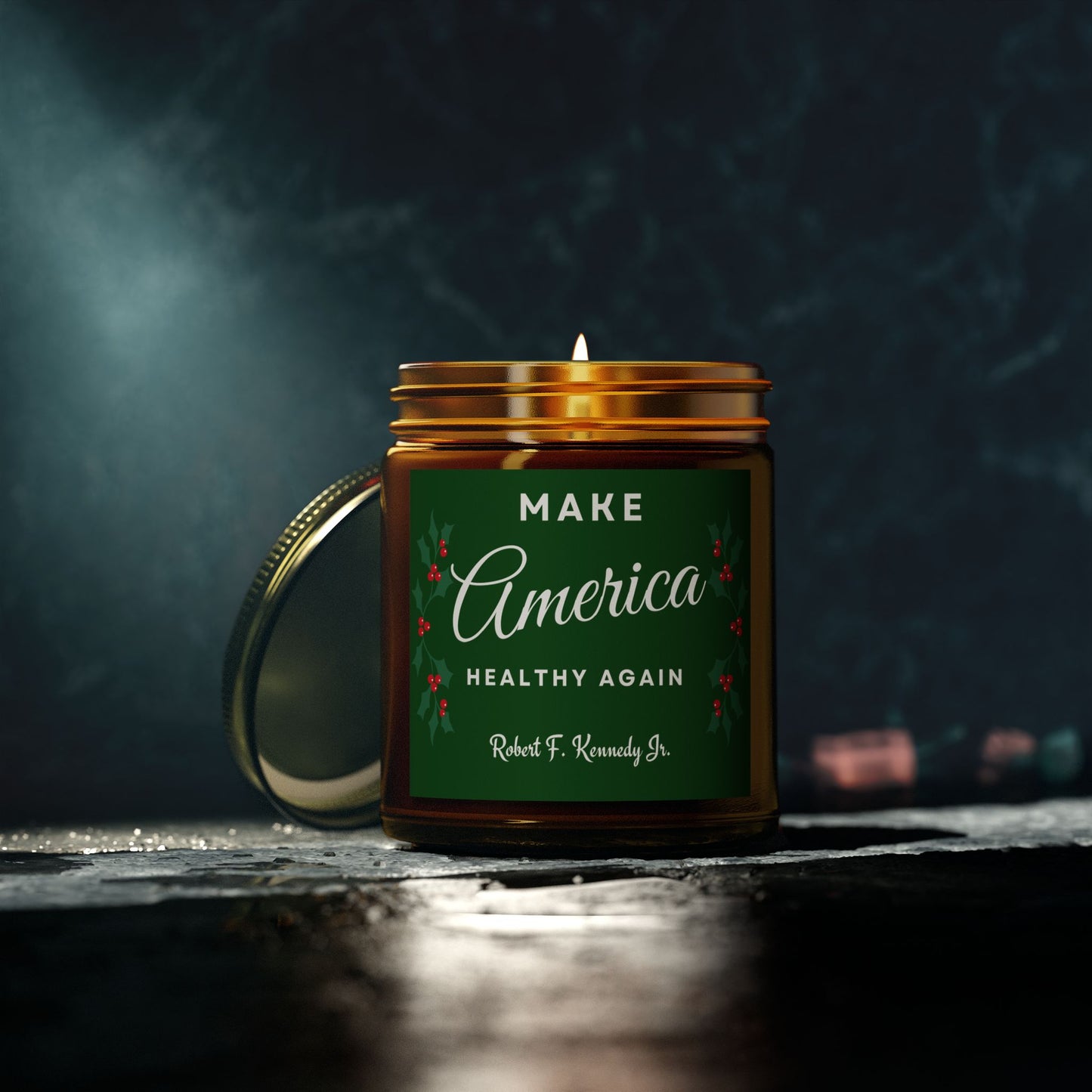 Make America Healthy Again Scented Candle Made with Coconut Apricot Wax (4oz or 9oz)