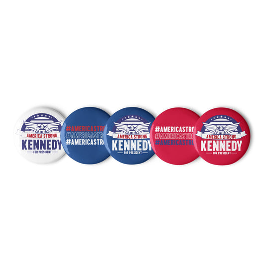 America Strong (5 Buttons) - Team Kennedy Official Merchandise