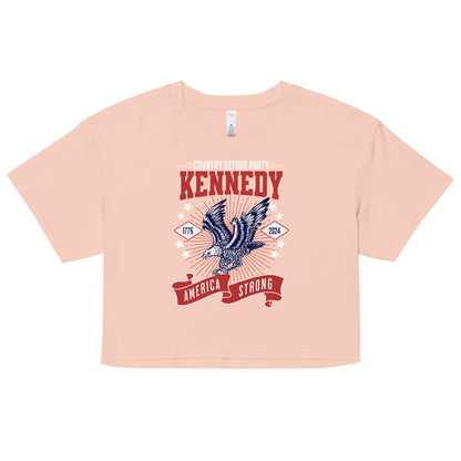 America Strong II Women’s Crop Top - Team Kennedy Official Merchandise