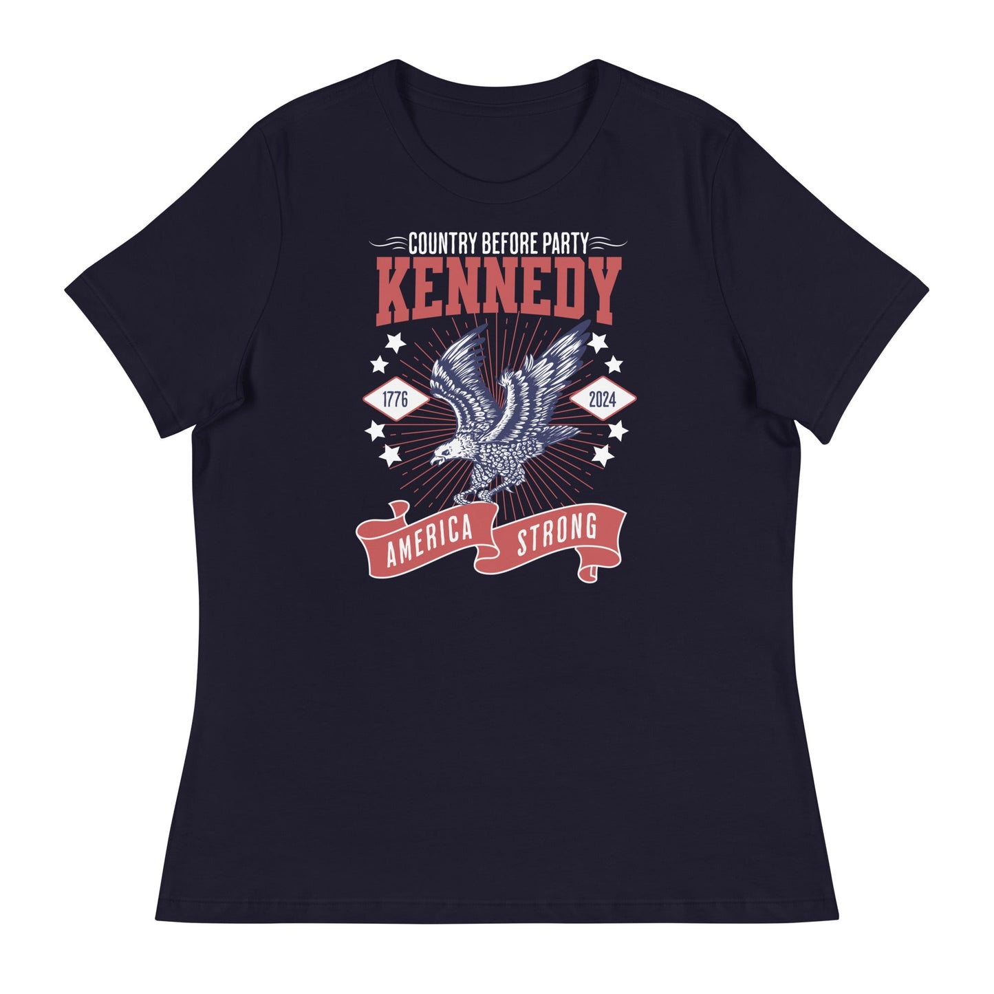 America Strong II Women's Relaxed Tee - Team Kennedy Official Merchandise