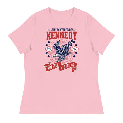 America Strong II Women's Relaxed Tee - Team Kennedy Official Merchandise