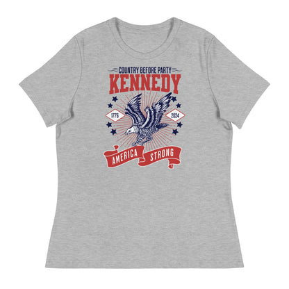 America Strong II Women's Relaxed Tee - Team Kennedy Official Merchandise