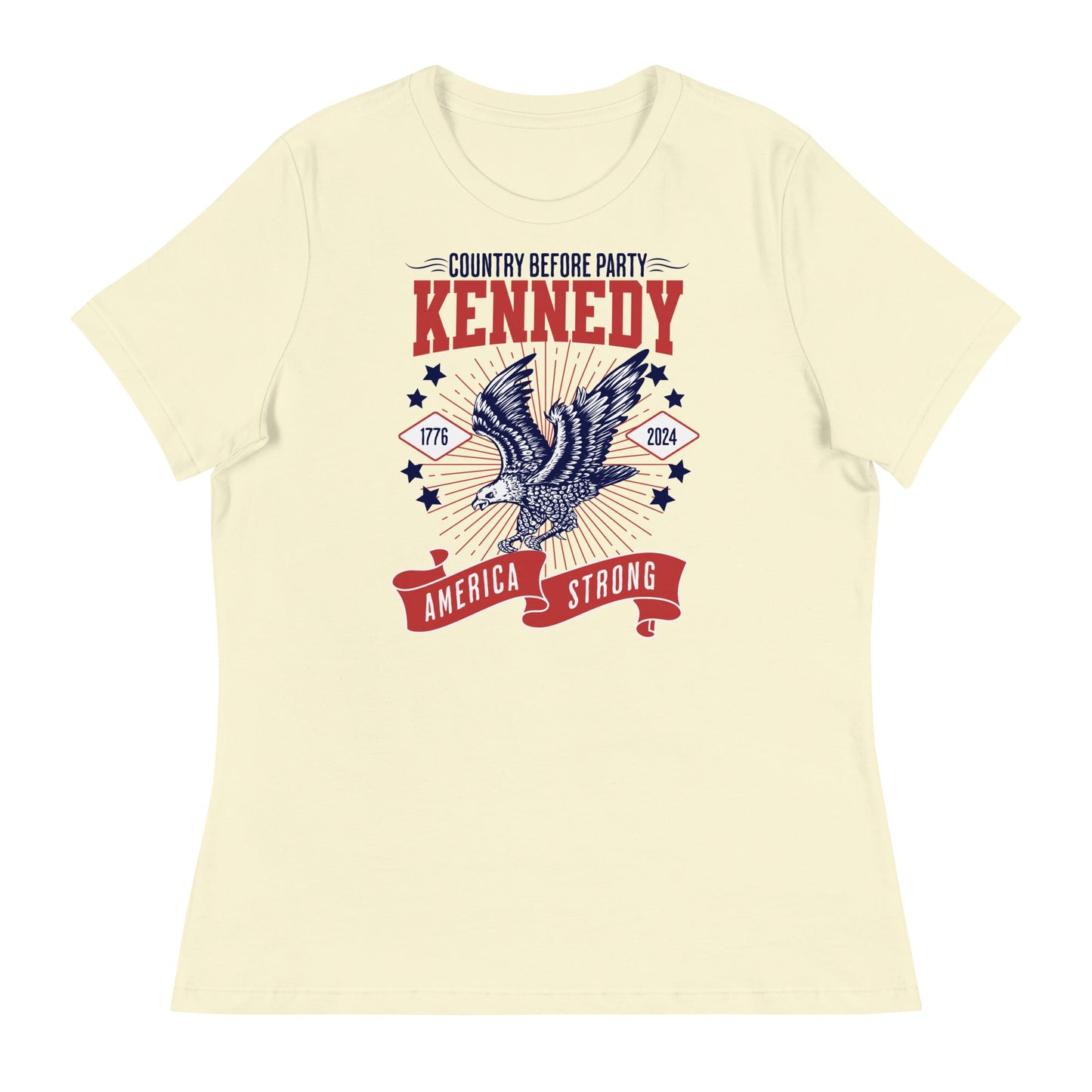 America Strong II Women's Relaxed Tee - Team Kennedy Official Merchandise