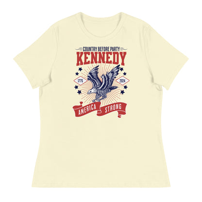 America Strong II Women's Relaxed Tee - Team Kennedy Official Merchandise