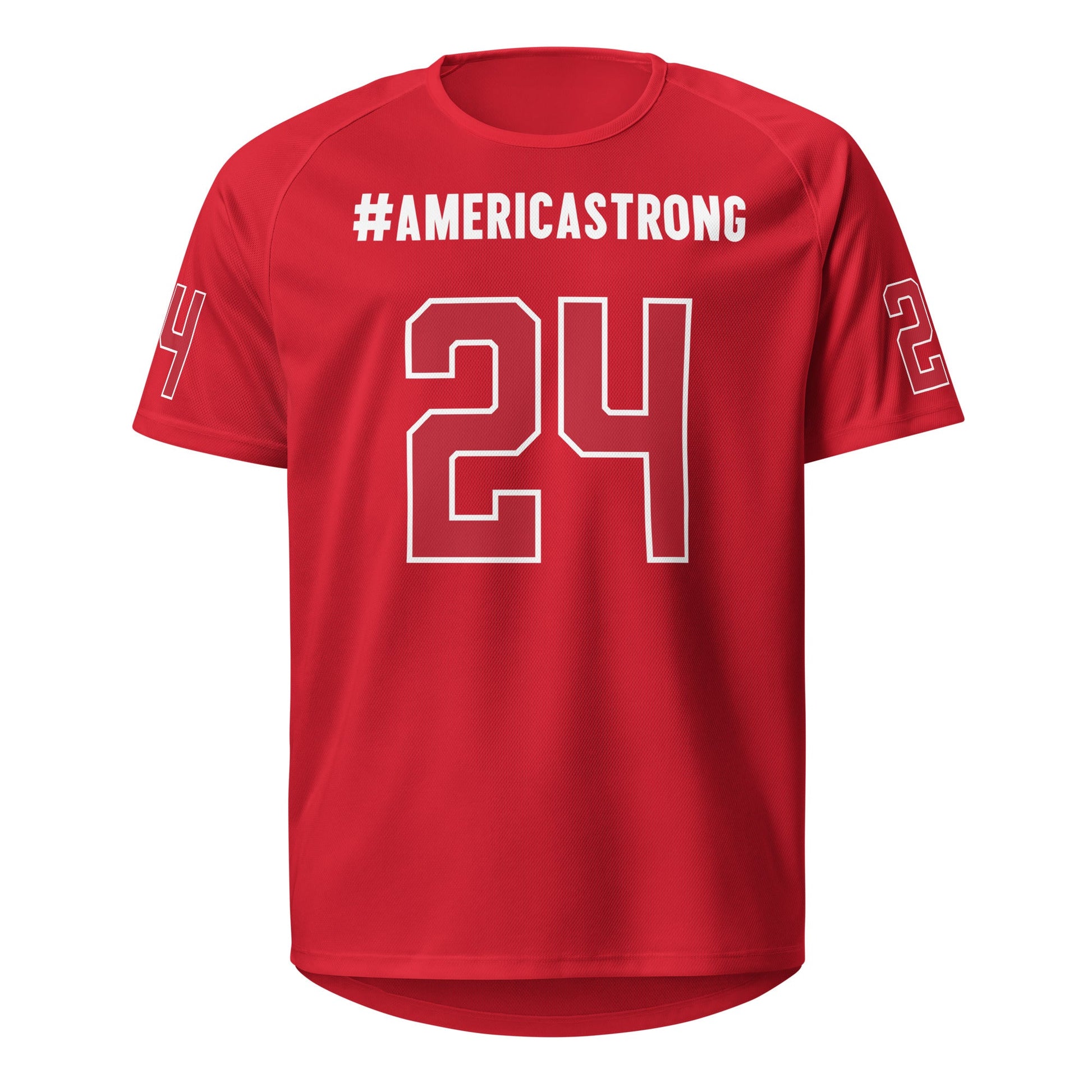 America Strong Unisex Sports Jersey - Team Kennedy Official Merchandise