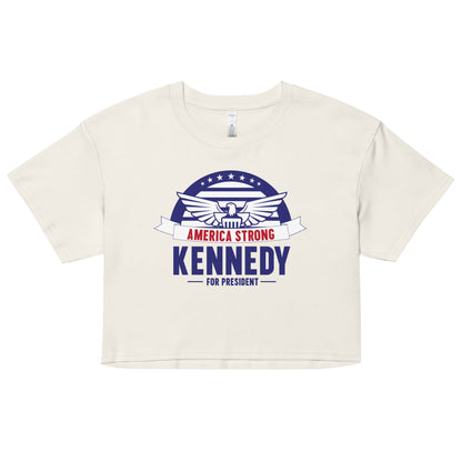 America Strong Women’s Crop Top - Team Kennedy Official Merchandise