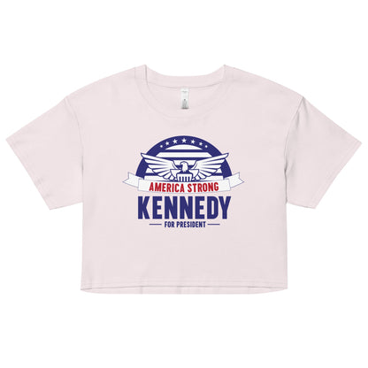 America Strong Women’s Crop Top - Team Kennedy Official Merchandise