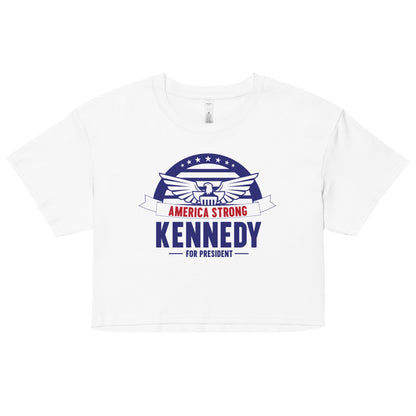 America Strong Women’s Crop Top - Team Kennedy Official Merchandise