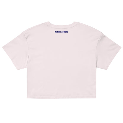 America Strong Women’s Crop Top - Team Kennedy Official Merchandise