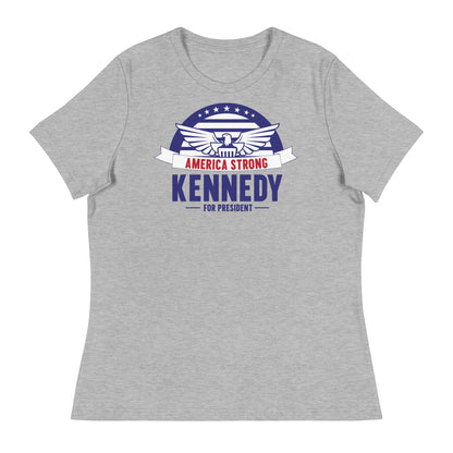 America Strong Women's Relaxed Tee - Team Kennedy Official Merchandise