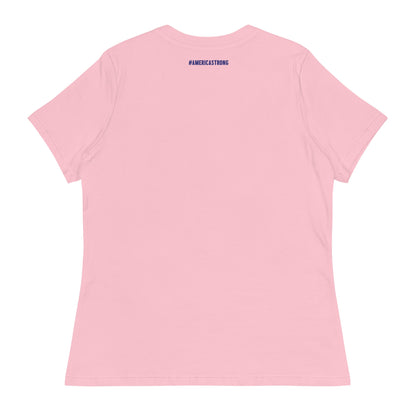 America Strong Women's Relaxed Tee - Team Kennedy Official Merchandise