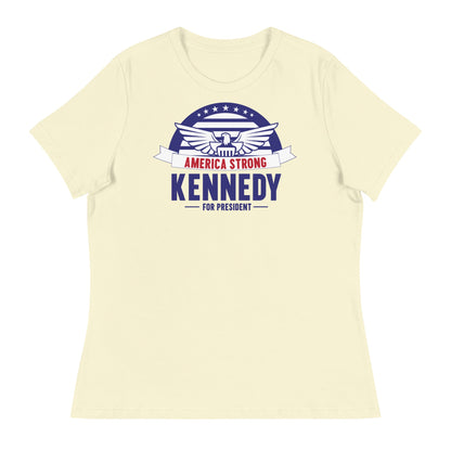 America Strong Women's Relaxed Tee - Team Kennedy Official Merchandise