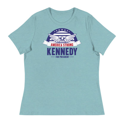 America Strong Women's Relaxed Tee - Team Kennedy Official Merchandise