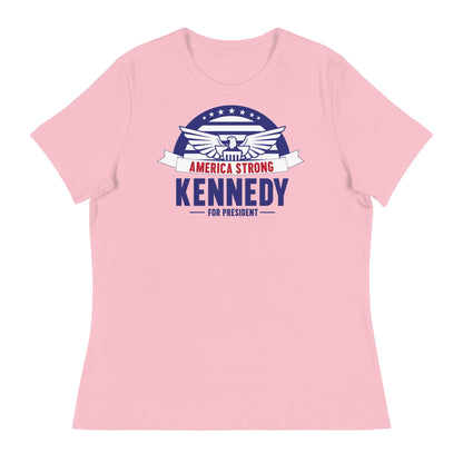 America Strong Women's Relaxed Tee - Team Kennedy Official Merchandise