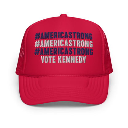 #AmericaStrong Foam Trucker Hat - Team Kennedy Official Merchandise