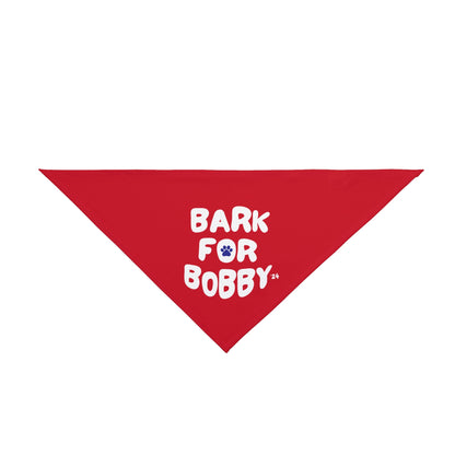 Bark for Bobby '24 Pet Bandana - Team Kennedy Official Merchandise