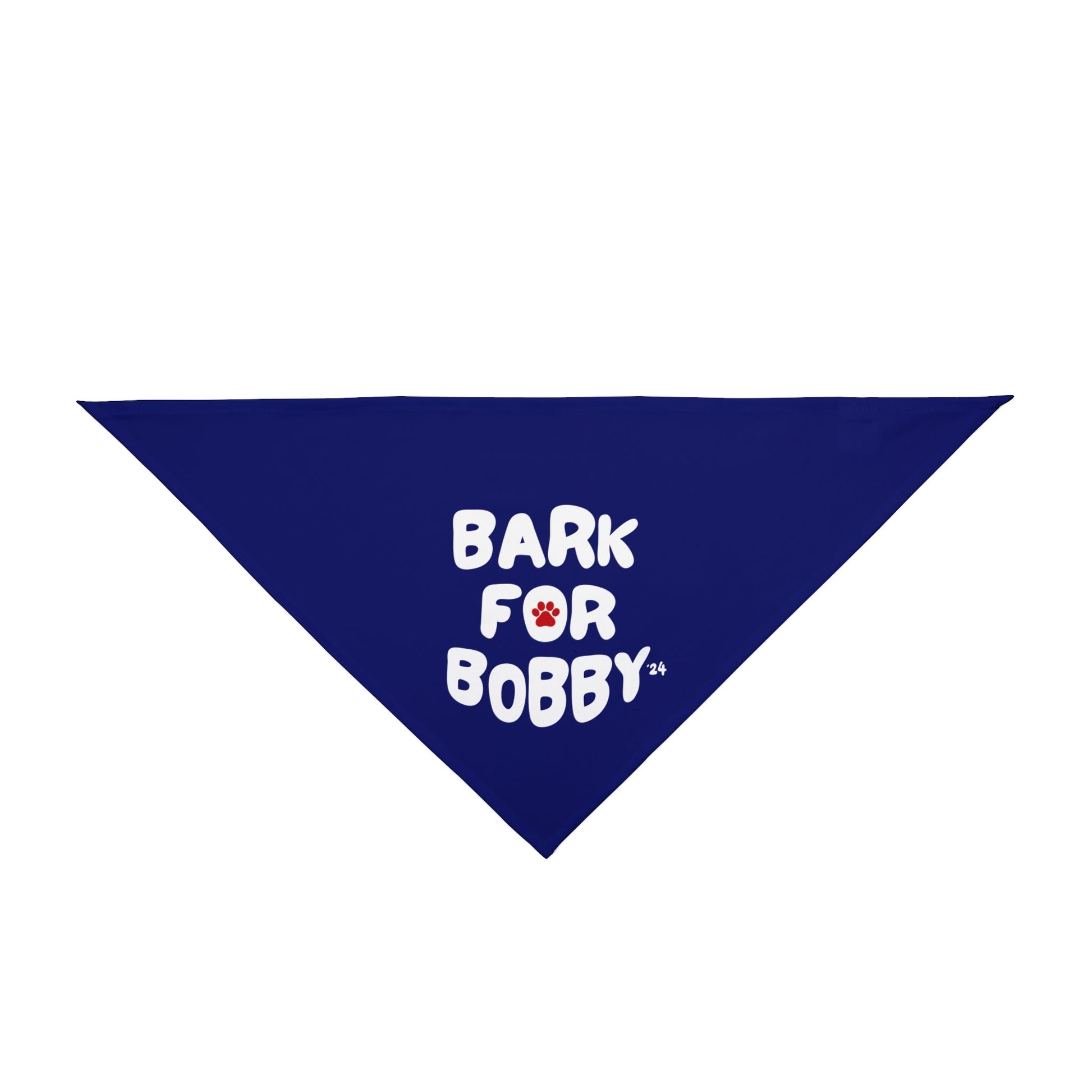 Bark for Bobby '24 Pet Bandana Navy - Team Kennedy Official Merchandise