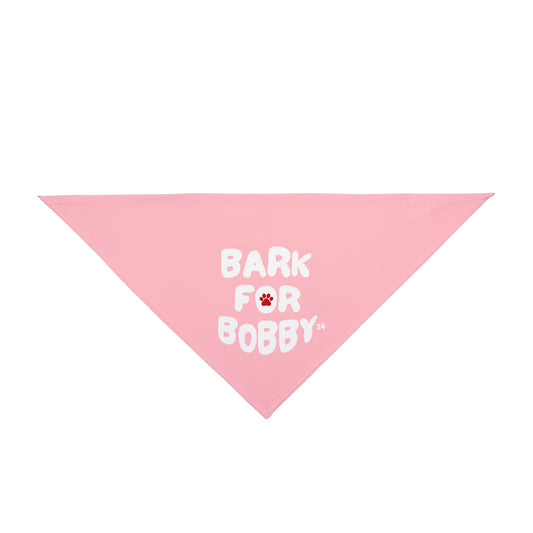 Bark for Bobby '24 Pet Bandana Pink - Team Kennedy Official Merchandise