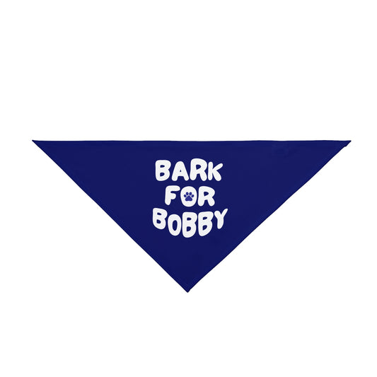 Bark for Bobby Pet Bandana Navy - Team Kennedy Official Merchandise