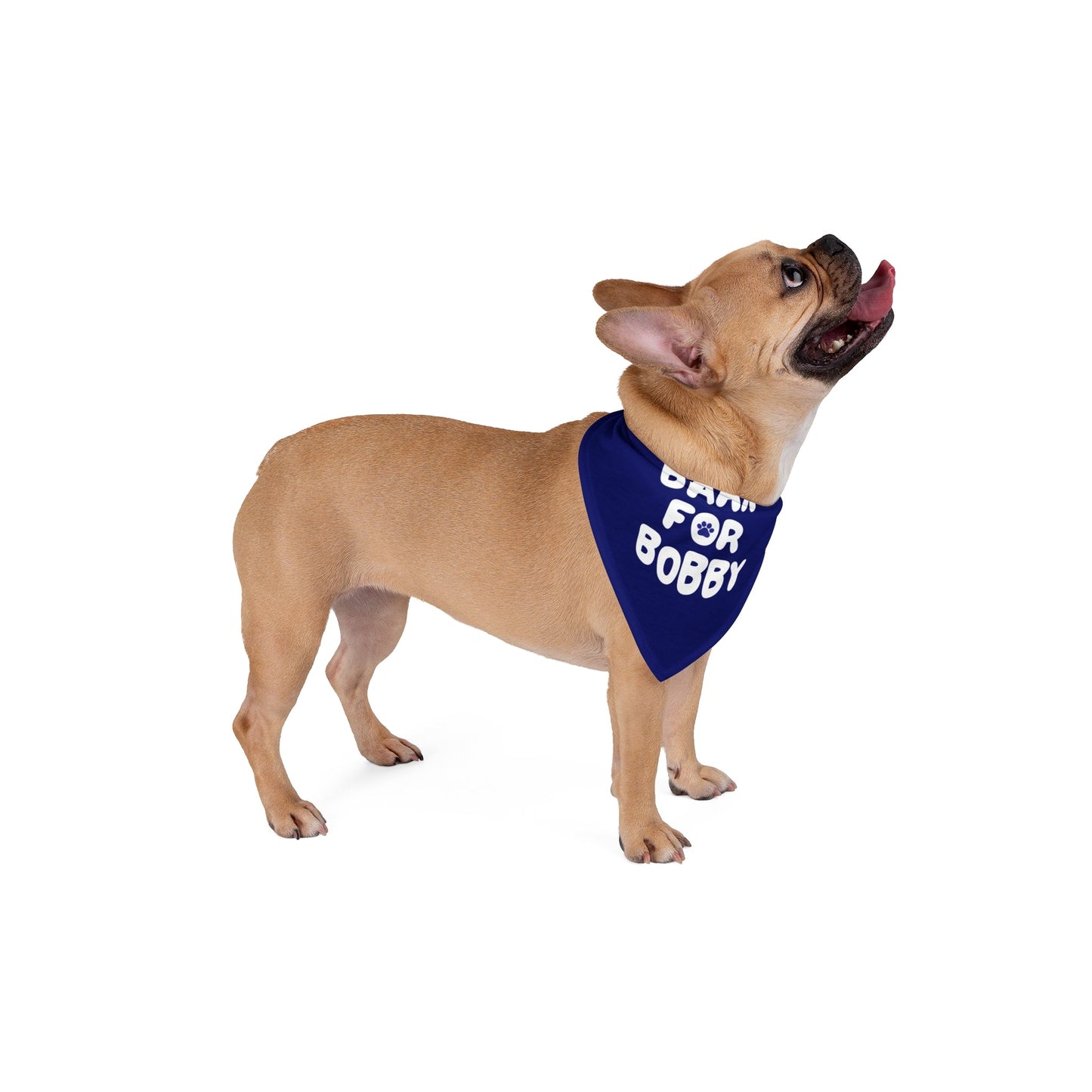 Bark for Bobby Pet Bandana Navy - Team Kennedy Official Merchandise