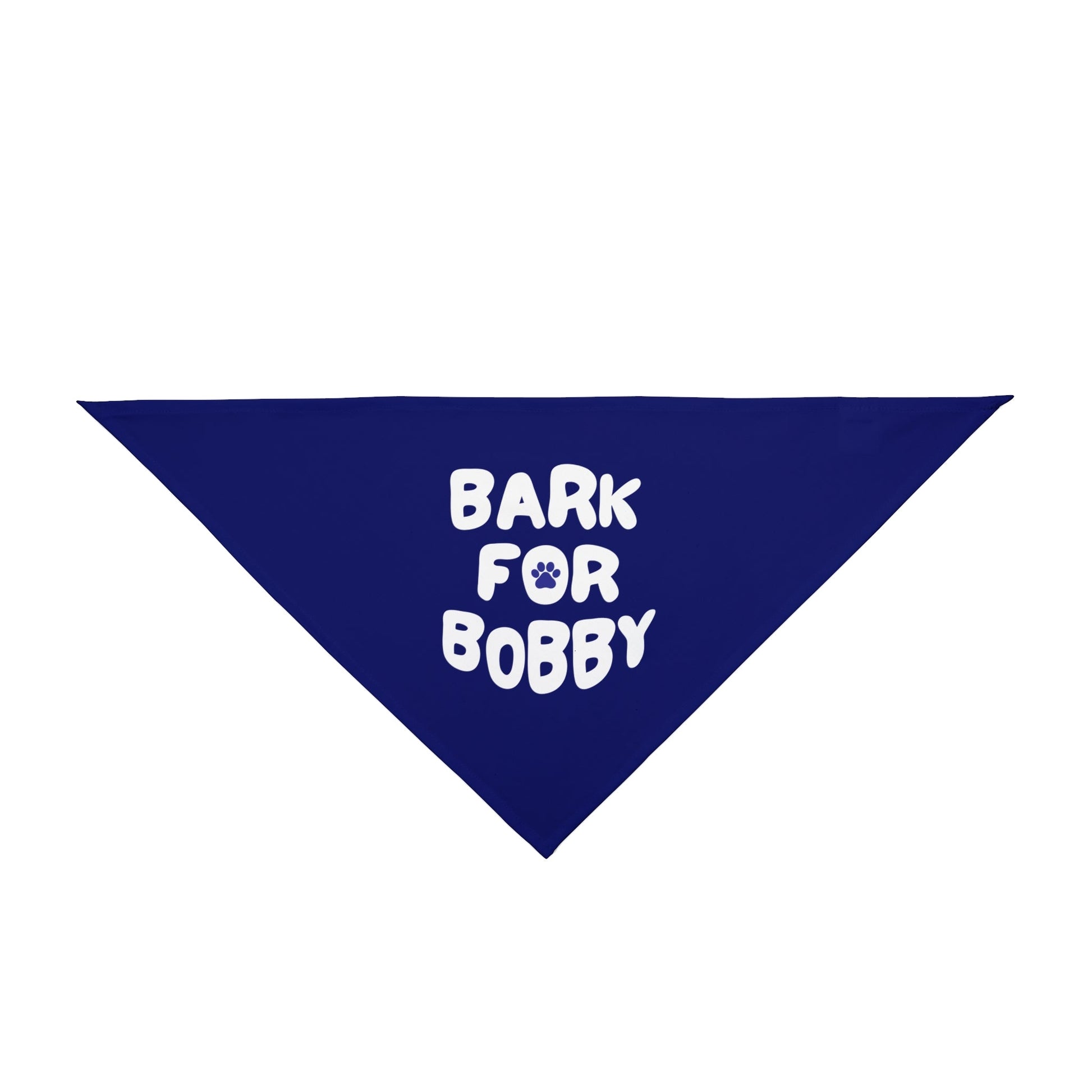 Bark for Bobby Pet Bandana Navy - Team Kennedy Official Merchandise