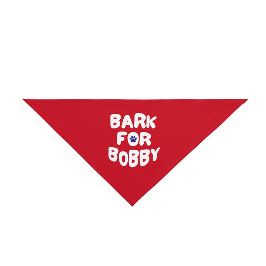 Bark for Bobby Pet Bandana Red - Team Kennedy Official Merchandise