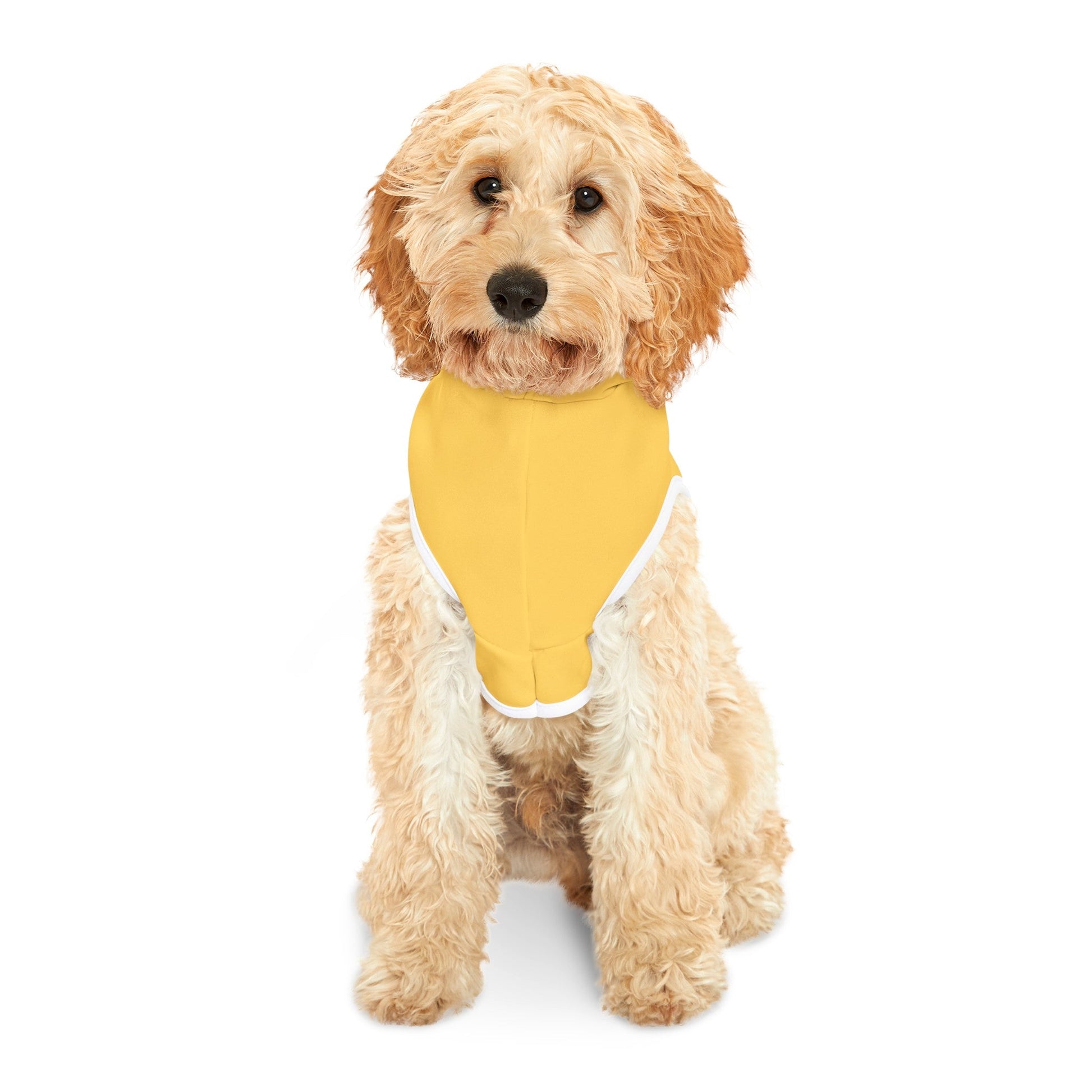 Bark for Bobby Pet Hoodie in Yellow - TEAM KENNEDY. All rights reserved