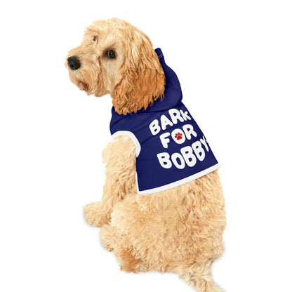 Bark for Bobby Pet Hoodie Navy - TEAM KENNEDY. All rights reserved