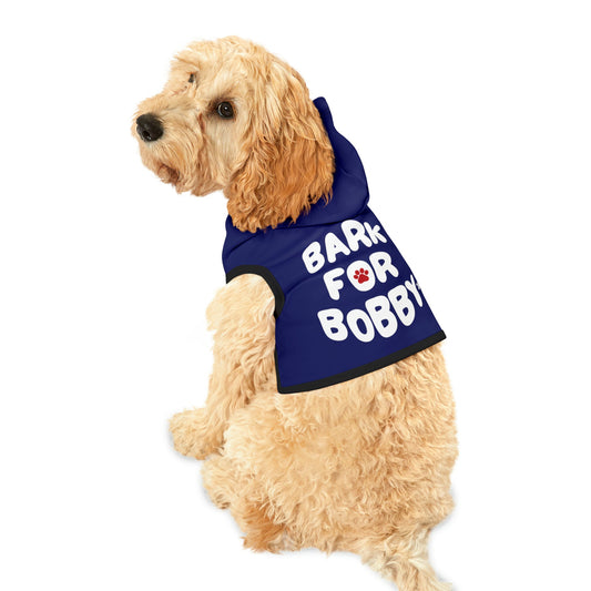 Bark for Bobby Pet Hoodie Navy - TEAM KENNEDY. All rights reserved