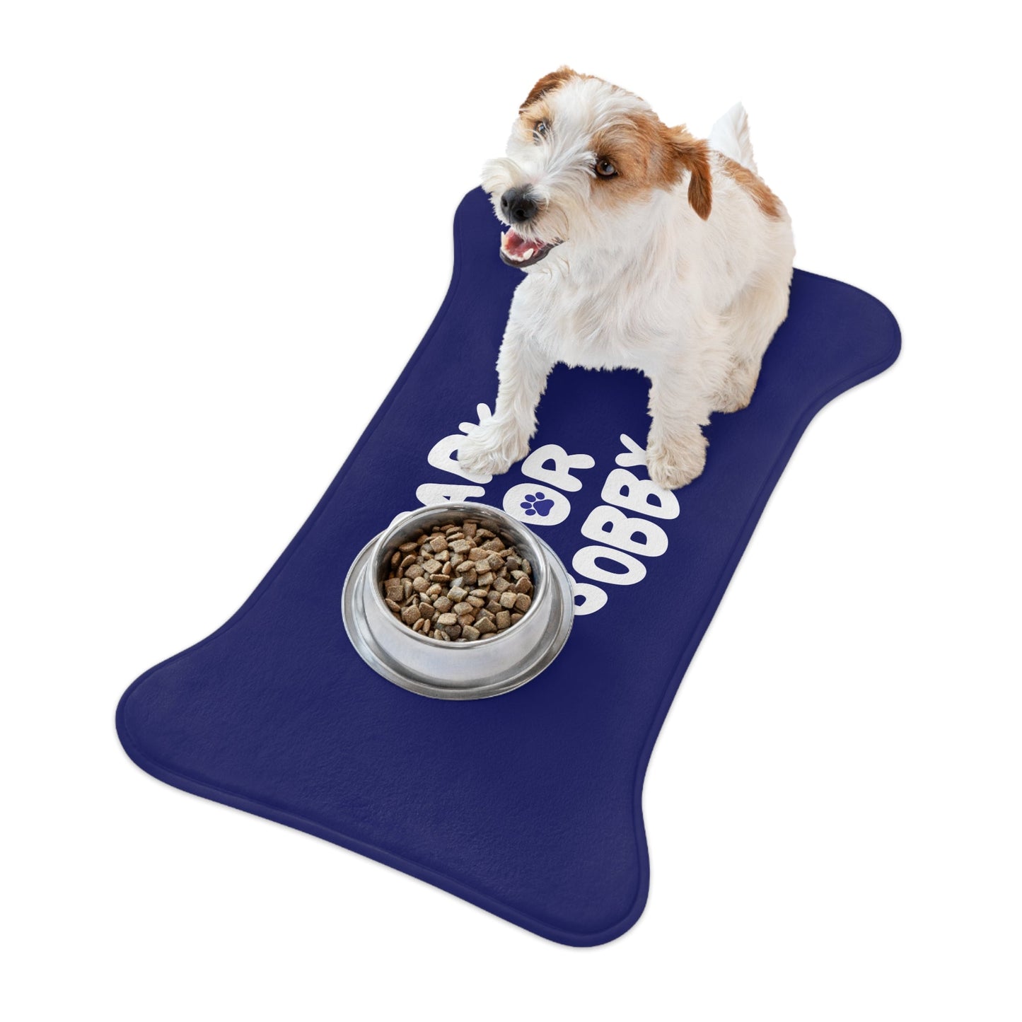 Bark for Bobby Pet Navy Feeding Mat - Team Kennedy Official Merchandise