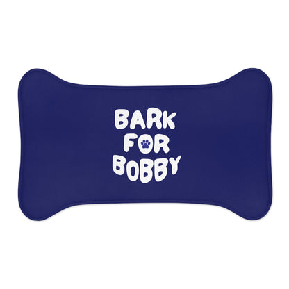 Bark for Bobby Pet Navy Feeding Mat - Team Kennedy Official Merchandise