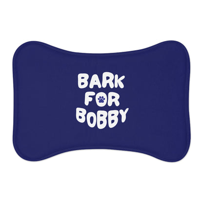 Bark for Bobby Pet Navy Feeding Mat - Team Kennedy Official Merchandise