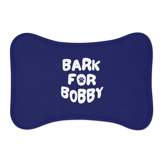 Bark for Bobby Pet Navy Feeding Mat - Team Kennedy Official Merchandise