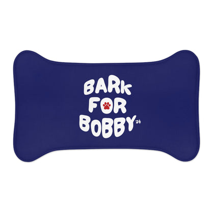 Bark for Bobby Pet Navy Feeding Mat - TEAM KENNEDY. All rights reserved