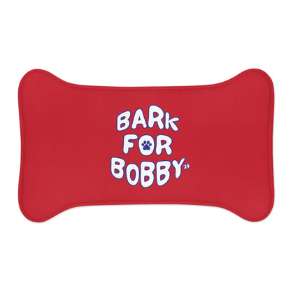 Bark for Bobby Pet Red Feeding Mats - TEAM KENNEDY. All rights reserved