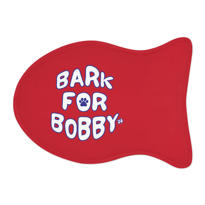 Bark for Bobby Pet Red Feeding Mats - TEAM KENNEDY. All rights reserved