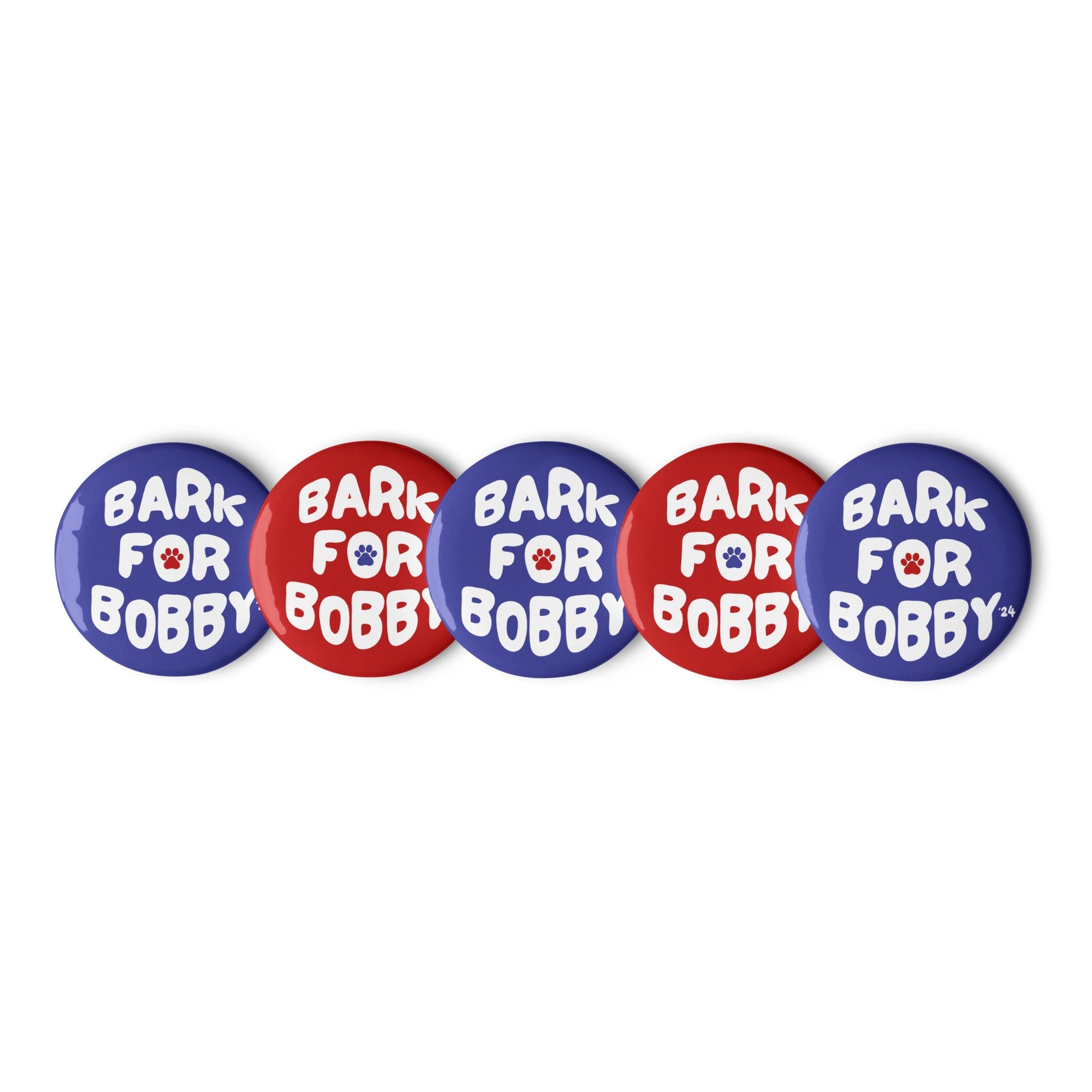 Bark for Bobby Pins (5 buttons) - TEAM KENNEDY. All rights reserved