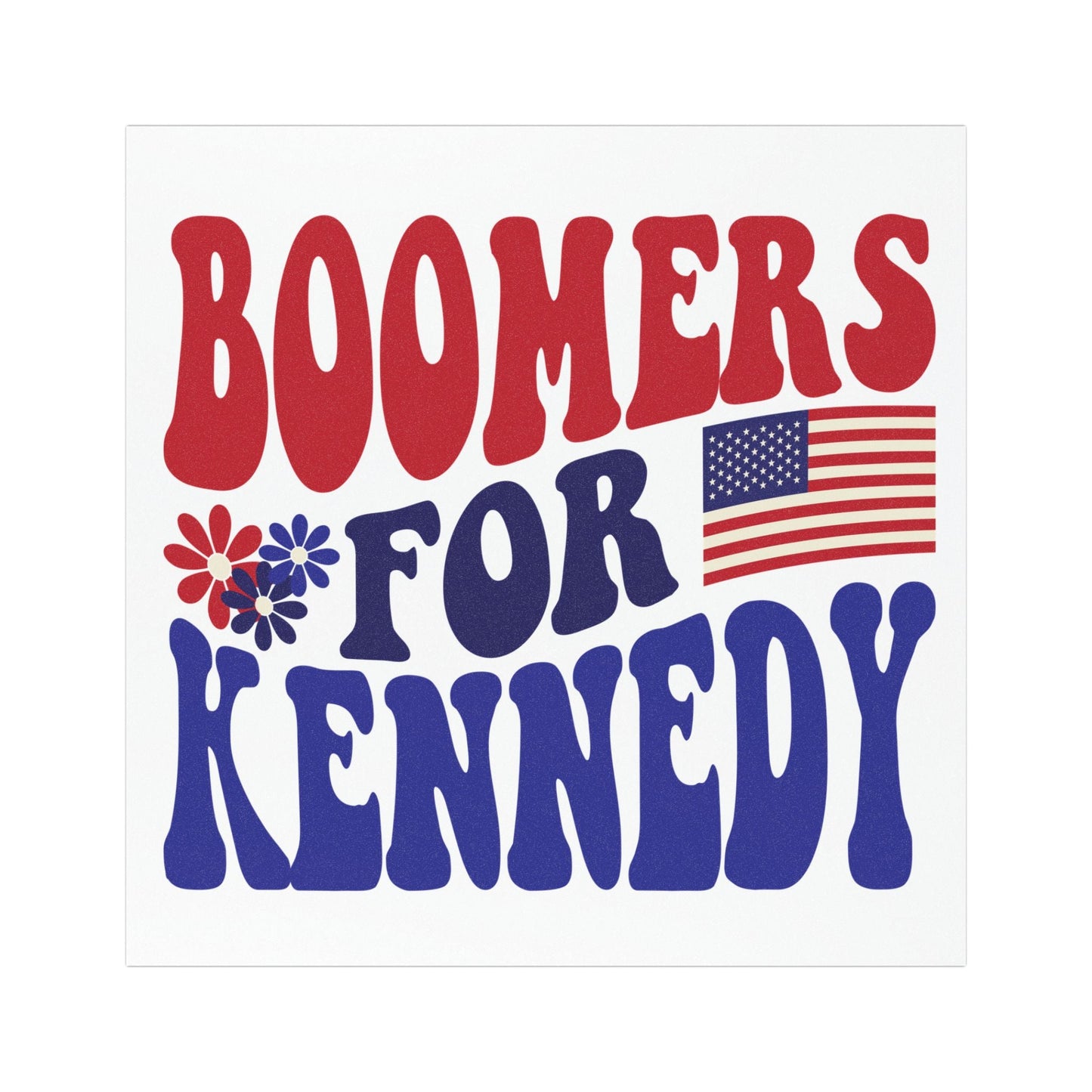 Boomers for Kennedy Car Magnet - Team Kennedy Official Merchandise