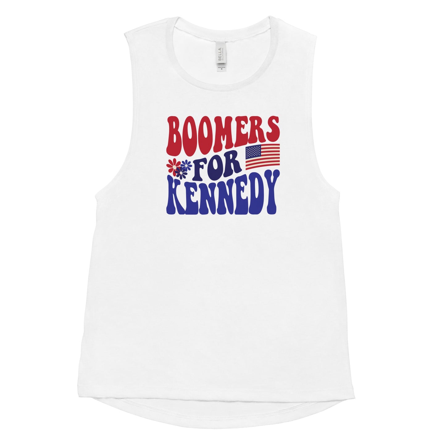 Boomers for Kennedy Ladies’ Muscle Tank - TEAM KENNEDY. All rights reserved