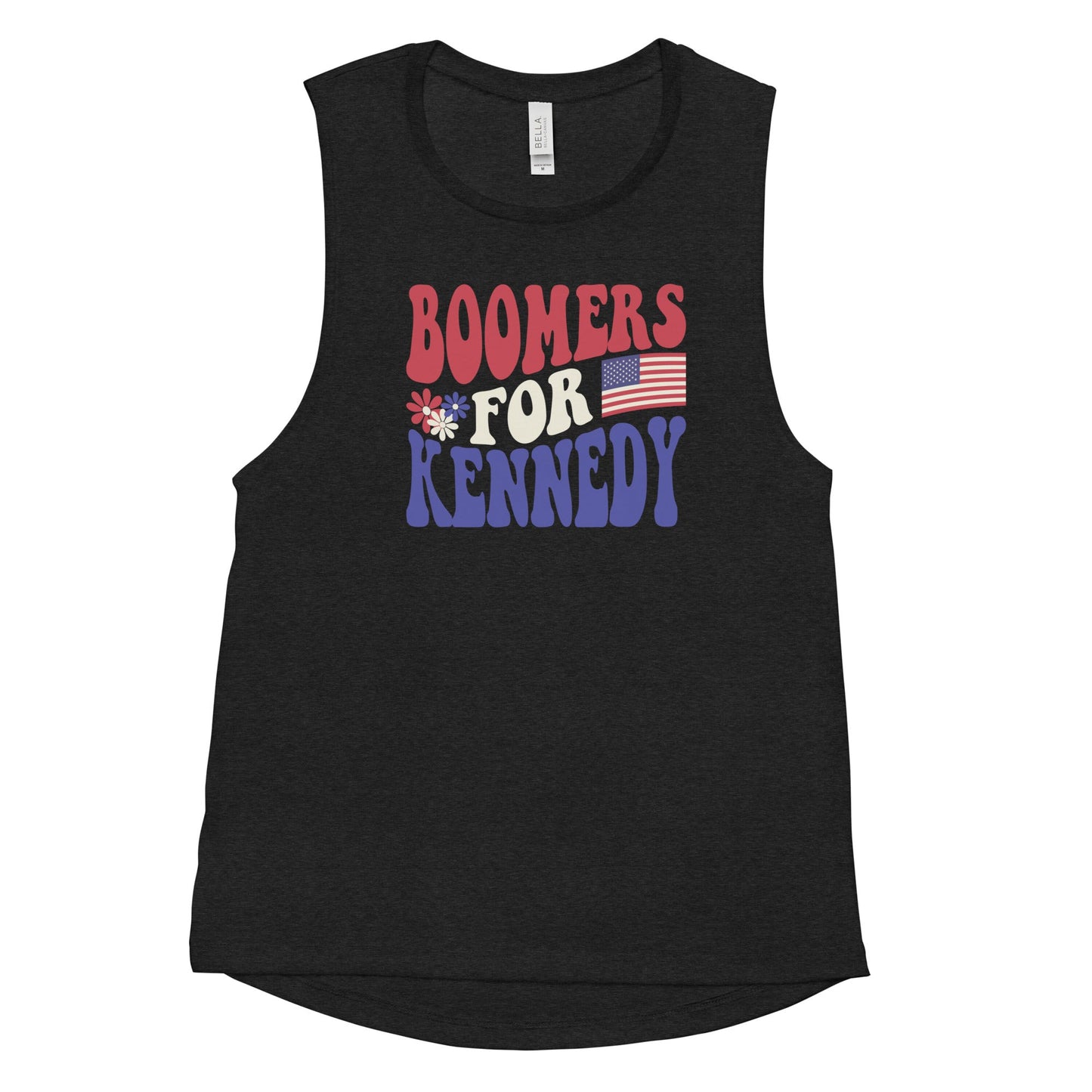 Boomers for Kennedy Ladies’ Muscle Tank - TEAM KENNEDY. All rights reserved