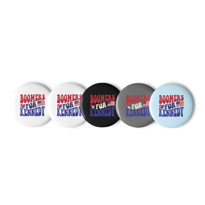 Boomers for Kennedy Pins (5 Buttons) - TEAM KENNEDY. All rights reserved