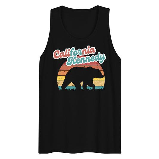 California for Kennedy Bear Men’s Tank Top - TEAM KENNEDY. All rights reserved