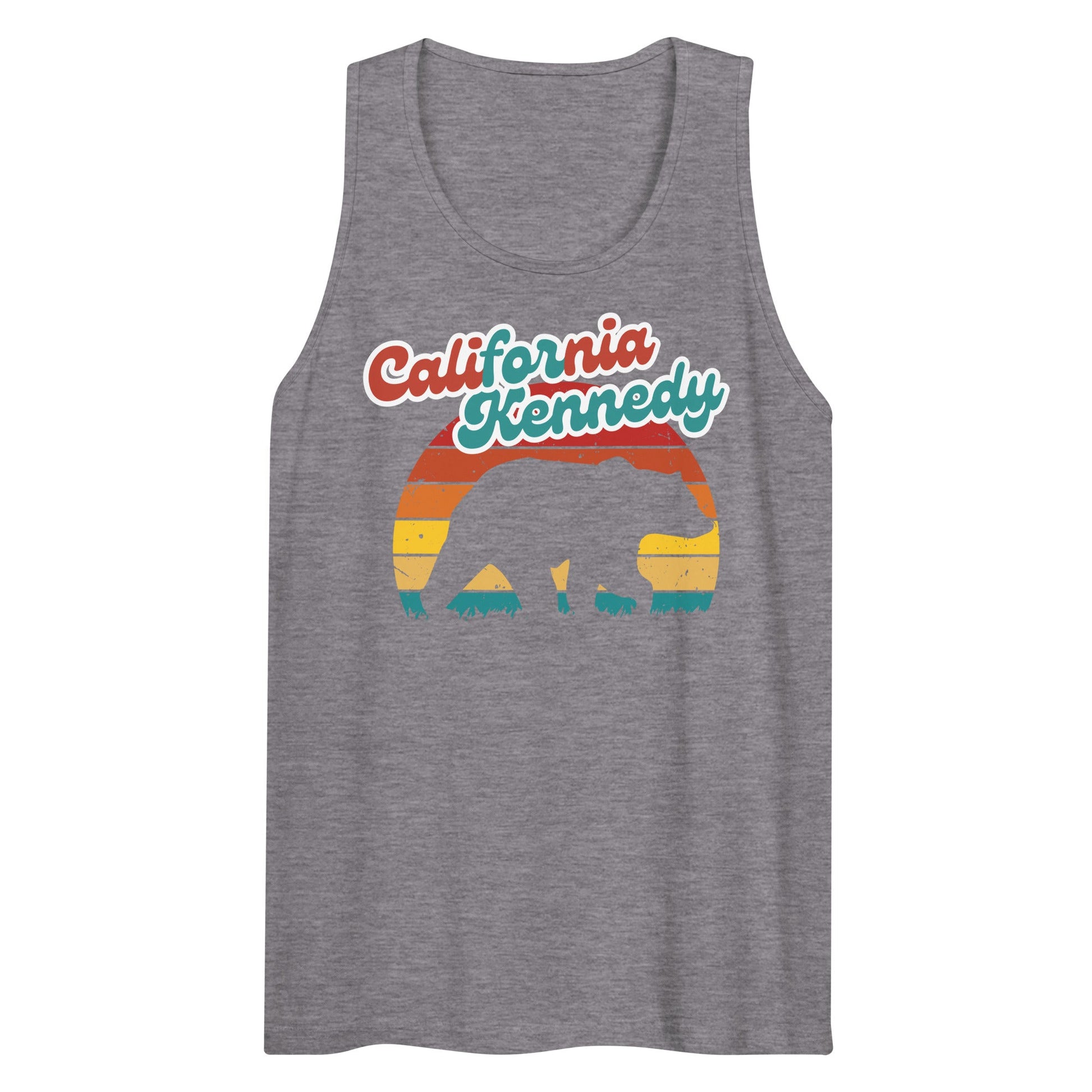 California for Kennedy Bear Men’s Tank Top - TEAM KENNEDY. All rights reserved