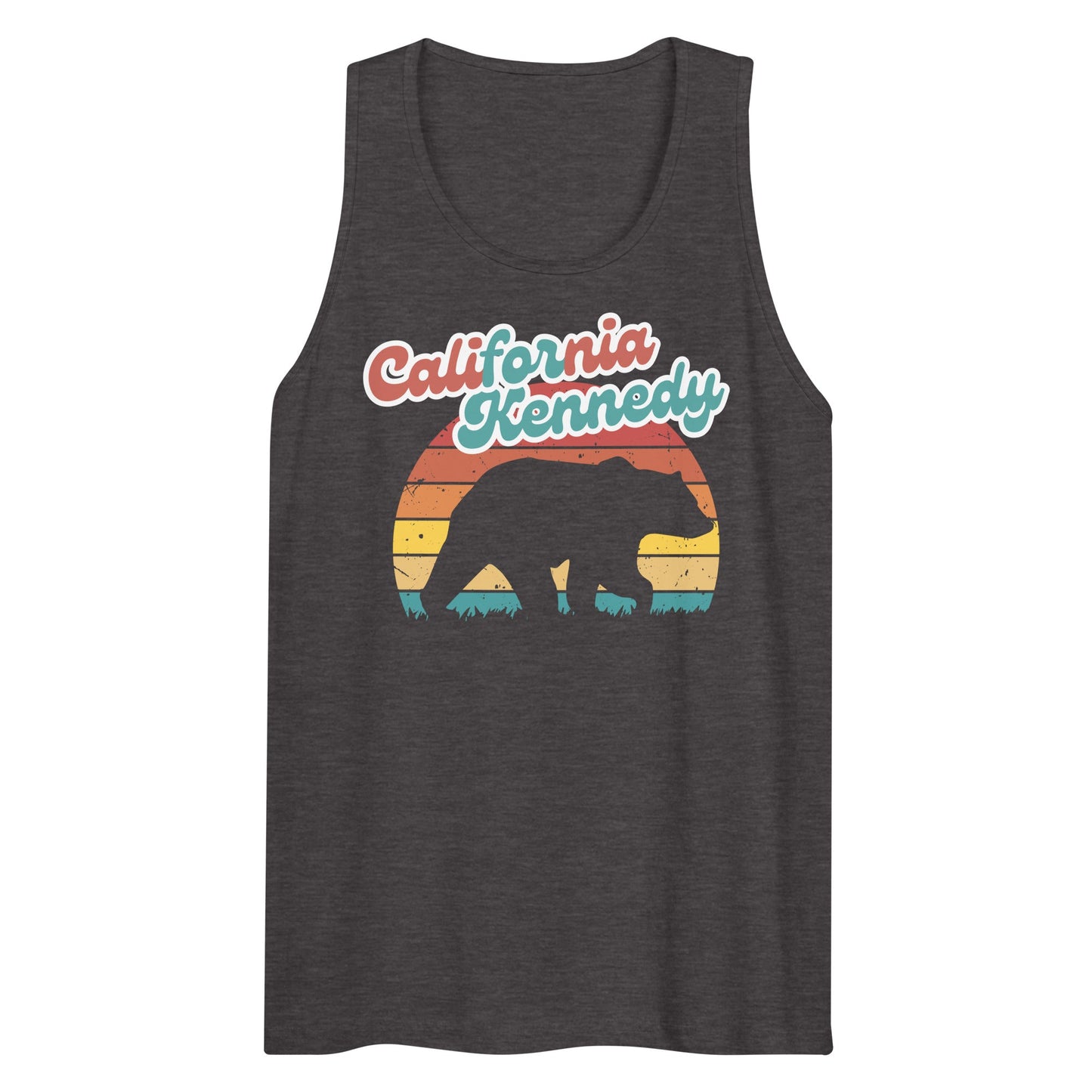 California for Kennedy Bear Men’s Tank Top - TEAM KENNEDY. All rights reserved