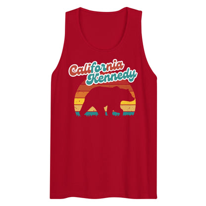 California for Kennedy Bear Men’s Tank Top - TEAM KENNEDY. All rights reserved