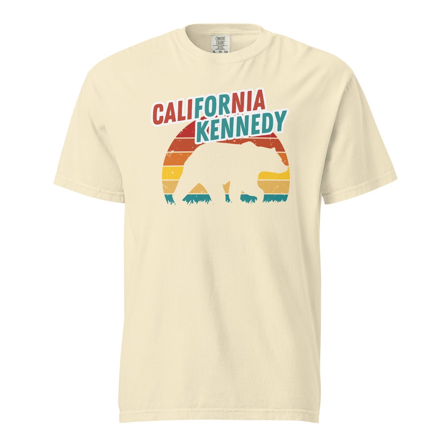 California for Kennedy Bear Unisex Heavyweight Tee - TEAM KENNEDY. All rights reserved