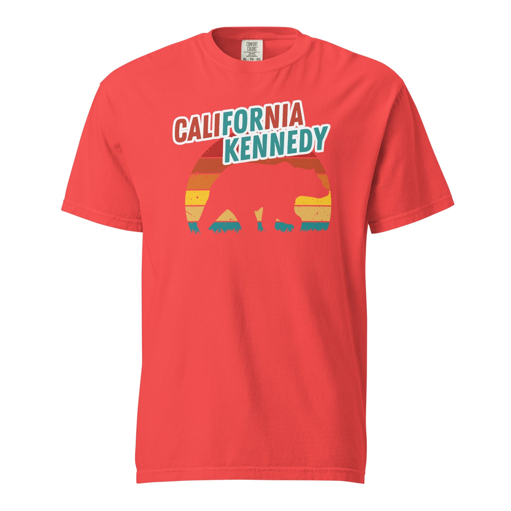 California for Kennedy Bear Unisex Heavyweight Tee - TEAM KENNEDY. All rights reserved